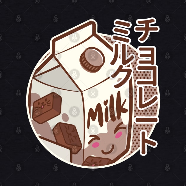 Cute Japanese Kawaii Chocolate Milk Carton by Hixon House